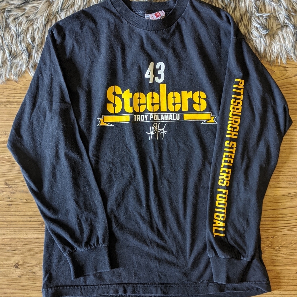 NFL Players || Troy Polamalu || Long Sleeve Tee